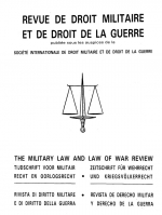 Revue de Droit Militarie et de Droit de la Guerre